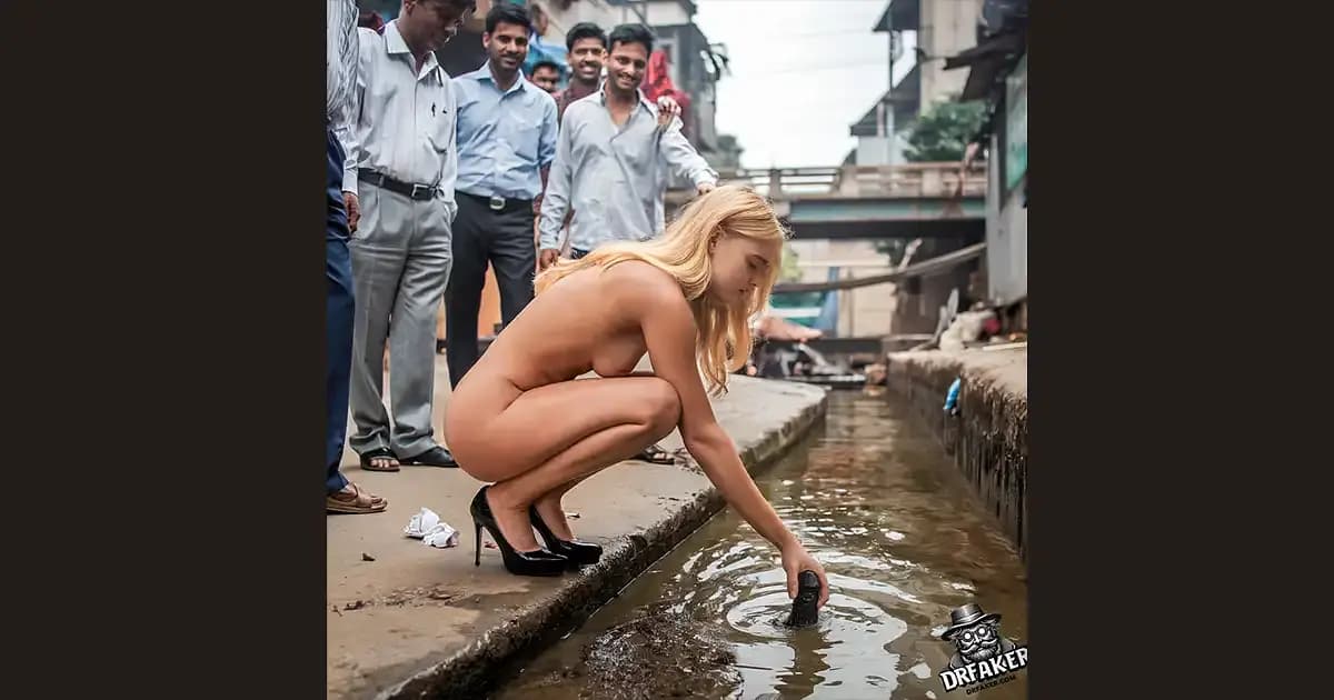 Elle Fanning fishing for dildos in India